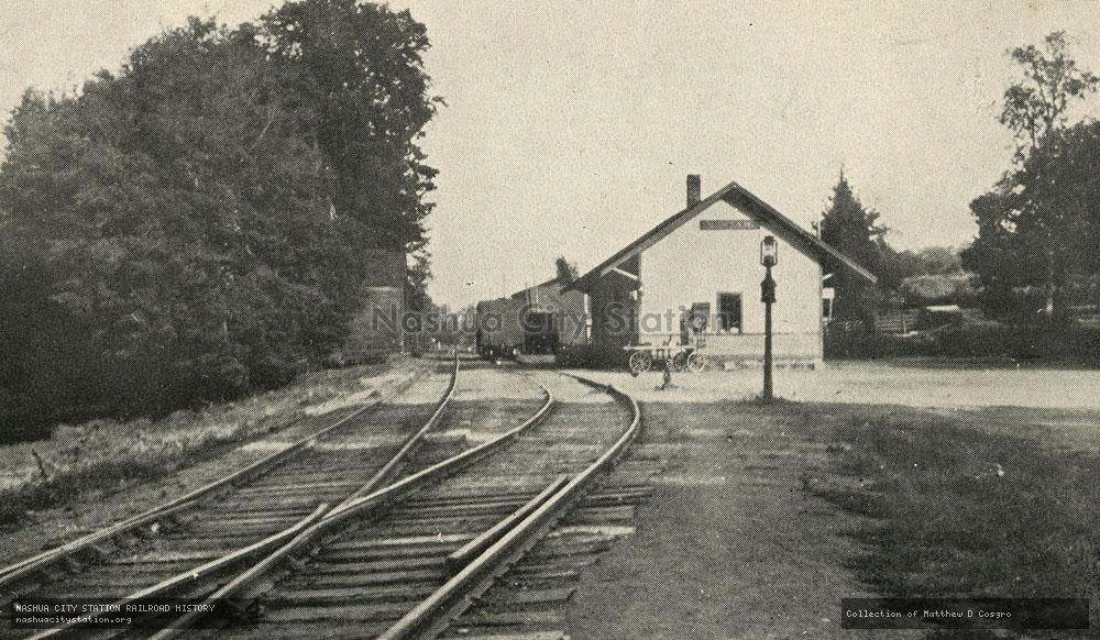 Postcard: Railroad Station, Bantam, Connecticut